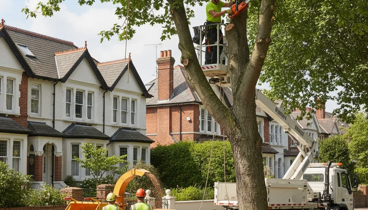 Tree service team in Denver, CO providing professional tree removal and care