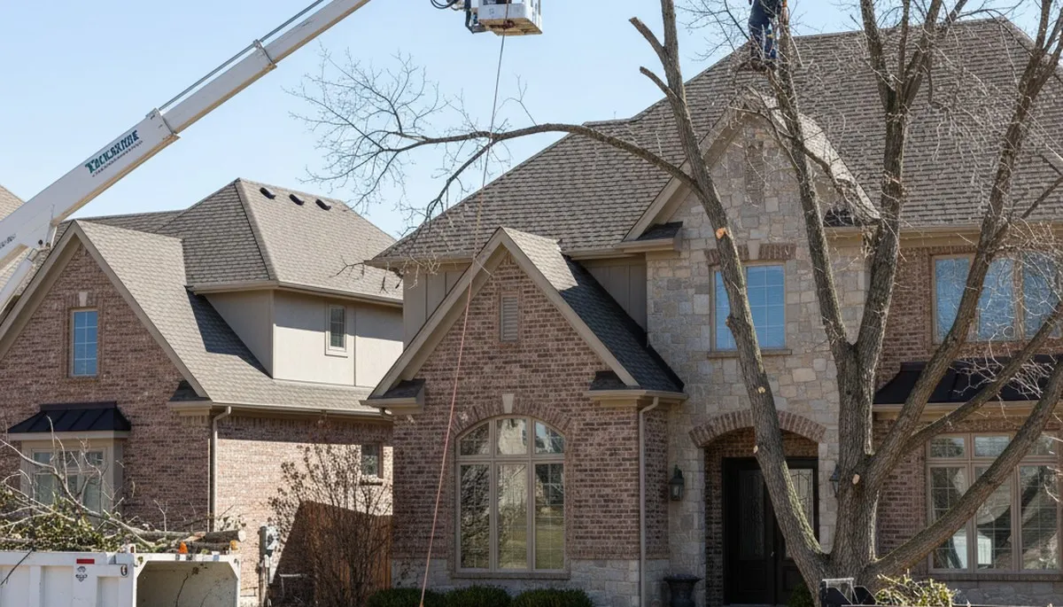 Tree service team in Denver, CO providing professional tree removal and cleanup