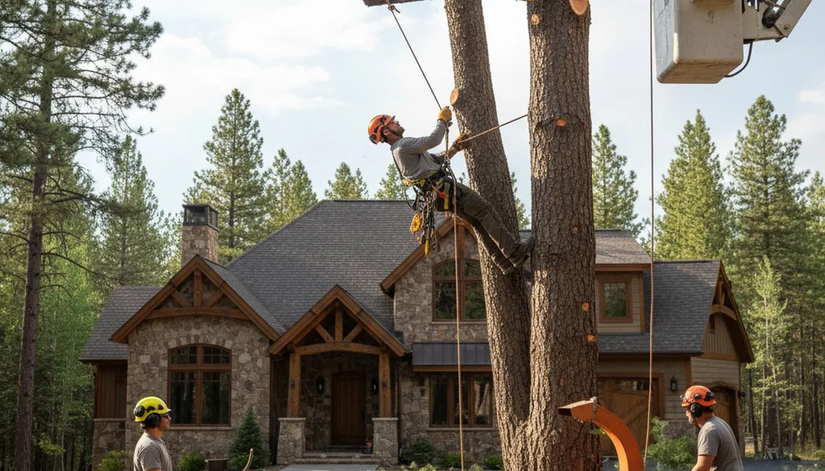Denver, CO tree removal crew providing professional tree service for residential properties